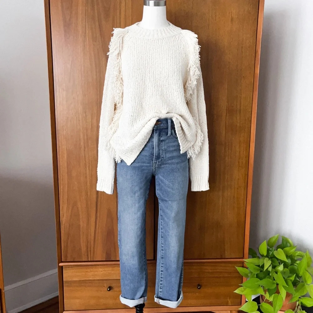 Madewell Loop-Edge Pullover Sweater Size Small - image 7